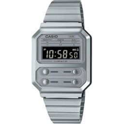 Casio Montre Homme A100WE-7BEF - Bracelet Acier Argent male