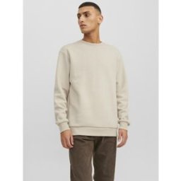 jack & jones Sweat-shirt homme blanc cassé XL male