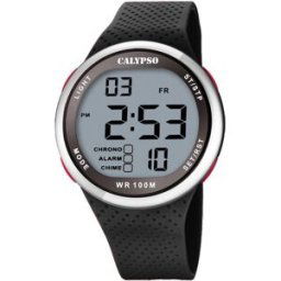 Montre Homme Calypso K5785-4 - COLOR SPLASH Digitale Résine Noir unisex
