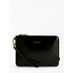 Guess Maroquinerie Pochette Noire Zip doré male