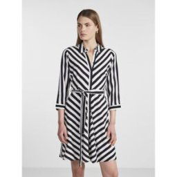 YAS Robe courte blanc en viscose M female