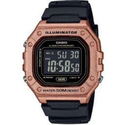 Montre Homme Casio - W-218HM-5BVEF Bracelet Résine Noir male
