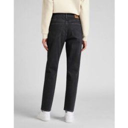 Lee Jean droit femme en Coton CAROL noir Taille : 25 / Longueur : 31 female