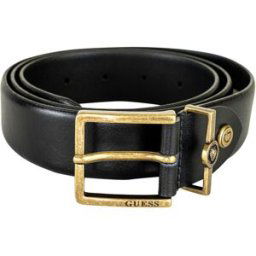 Ceinture ajustable noire - Guess Maroquinerie en cuir XL male