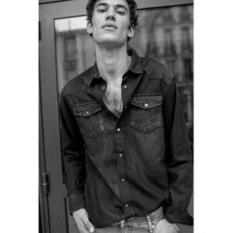Le Temps des Cerises Chemise Juanito en jeans noir délavé XXXL male