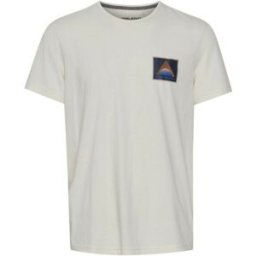 Blend Tee-shirt manches courtes en coton blanc creme M male