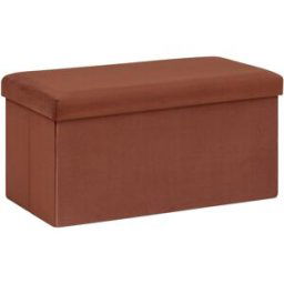 3S. x Home Pouf pliant double Tess 76x38cm ambre unisex