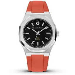 Montre Homme Maison Du Temps MTBeta 2.0 Noir Silicone Rouge male