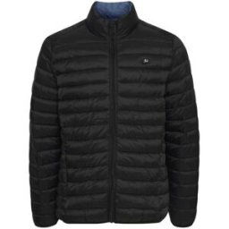 Blend Blouson Noir col montant en nylon XL male