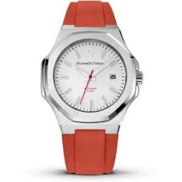 Montre Homme Maison Du Temps MTGamma Blanc Silicone Rouge male