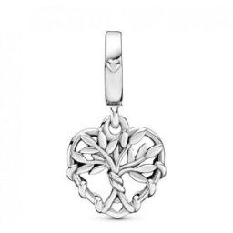 Charm Pendant Arbre de vie C?ur Pandora Passions - Argent female