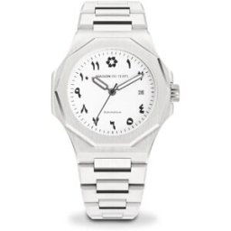 Montre Homme Maison Du Temps MTZeta Arabic Blanc Acier male