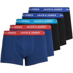 jack & jones Maillots en Coton Bleu lee Trunks 5 Pack Noos Jay M male