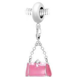 So Charm Bijoux Charm perle Sac à main rose par SC Crystal Paris® female