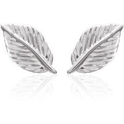 Boucles oreilles fantaisie feuille Argent Maison de la Bijouterie W54WZ00 female
