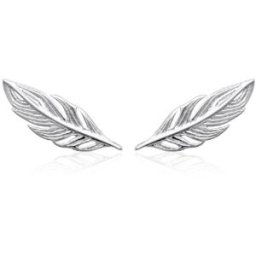Boucles oreilles femme plume Argent Maison de la Bijouterie W5YWZ00 female
