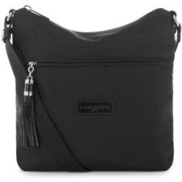 Lancaster Maroquinerie Sac besace collection Basic en tissu noir female
