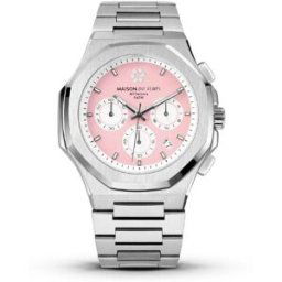 Montre Homme Maison Du Temps MTGamma Chronographe Rose Acier male