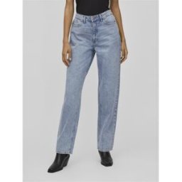 Vila Jean coupe droite bleu en coton Juno Taille : 42 / Longueur : 32 female