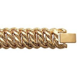 Maison de la Bijouterie Bracelet femme maille américaine plaqué or - YZYYY0ZU female