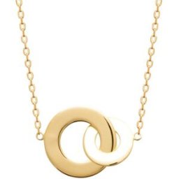 Collier fantaisie double rond Femme plaqué or Maison de la Bijouterie UYZZ6445 female