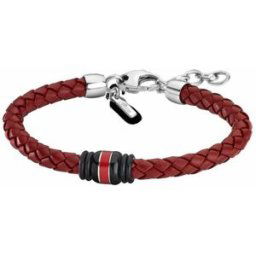 Lotus Style Bijoux Bracelet Lotus Style LS1814-2-2 - Bracelet Urban Man Tressé Rouge Homme male
