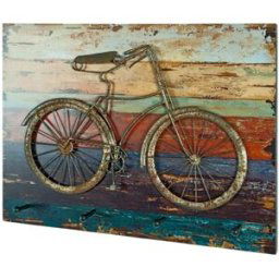 3S. x Home Garderobe murale Vélo multicolore 4 crochets unisex