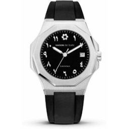 Montre Homme Maison Du Temps MTZeta Arabic Noir Silicone Noir male