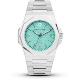 Montre Homme Maison Du Temps MTZeta Turquoise Acier male
