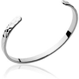 Bracelet Jonc femme fantaisie effet martelé Argent Maison de la Bijouterie VYZ4ZU56 female