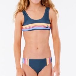 Maillot de Bain 2 Pièces Fille Bleu Rip Curl 8 ans unisex