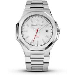 Montre Homme Maison Du Temps MTGamma Blanc Acier male