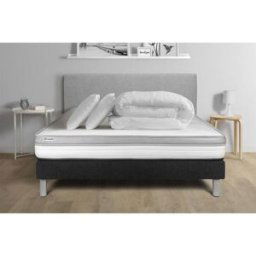 VITALIT Pack prêt a dormir VITAL RELAX sommier Kit noir 180 x 200 cm unisex