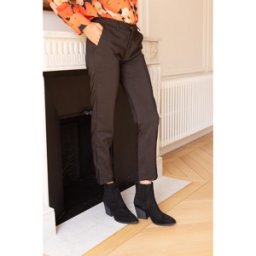 3S. x Le Vestiaire Pantalon uni poches et pinces femme - Noir 52 female