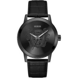 Guess Montre pour homme Monarch GW0566G2 avec bracelet en cuir noir male