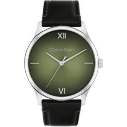 Montre Homme Calvin Klein Montres Ascend - 25200454 Bracelet Cuir Noir male