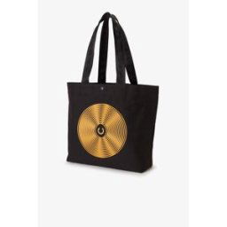 Fred Perry Sac avec graphique glacé en coton noir male