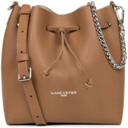Lancaster Maroquinerie Sac Bourse à Lacets Coulissants Camel Taille S PUR & ELEMENT CITY - Lancaster en cuir female