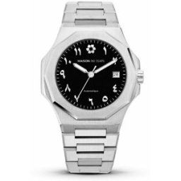 Montre Homme Maison Du Temps MTZeta Arabic Noir Acier male