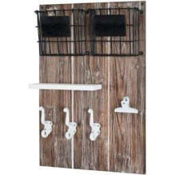 3S. x Home Tableau à clés et pense-bête marron en bois unisex
