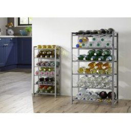3S. x Home Casier à bouteilles 6 niveaux en acier 54 bouteilles unisex