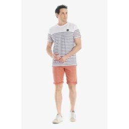 Le Temps des Cerises Bermuda short JOGG2 blanc Paul 26 male
