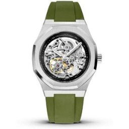 Montre Homme Maison Du Temps MTBeta Skeleton Silicone Kaki male
