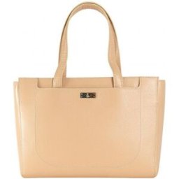 Mac Douglas Grand sac cabas cuir de buffle - finitions argenté pour femme rose nude -SAMBA-BUNI female