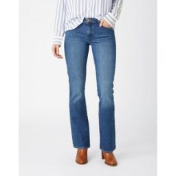 Wrangler Jean Femme Bootcut bleu en coton 34 female