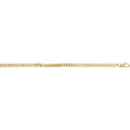 Maison de la Bijouterie Gourmette femme plaqué or 4 mm - 60Y004ZV male