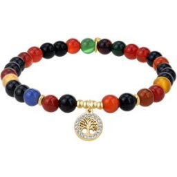 So Charm Bijoux Bracelet Femme So Charm - B4180-MULTICOLOR-DORE - Bracelet Arbre De Vie female