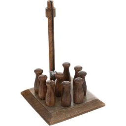 3S. x Home Jeu de quilles Le café bordelais en manguier H14cm unisex