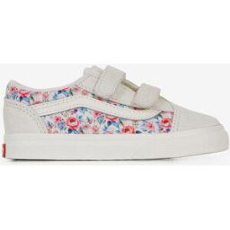 Vans Old Skool V Floral - Bébé beige/rose 22 unisexe