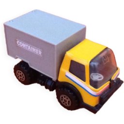 Voiture miniature Tonka Truck Container multicolore 9x4x5